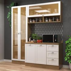 Armário De Cozinha Completo Ditália Denver 3 Pc Rv/br D9