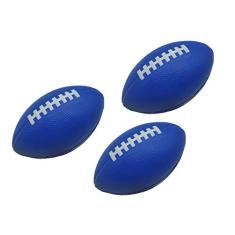 LMC Products Espuma de futebol – 18,4 cm para crianças pequenas macias – Pacote com 3 mini