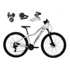 Bicicleta Aro 29 Feminina Absolute Hera Shimano Altus 24v K7 Freios Hidráulicos Suspensão Trava-Feminino
