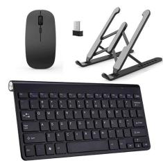 Teclado Mouse Slim e Suporte Preto para Notebook Positivo - Global Cas