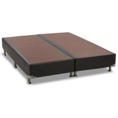 Cama Box Base Universal Queen Courano Black (158x198x30) - Ortobom