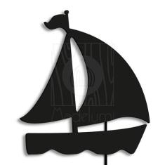 Luminária Abajur Parede Barco Madeira G9 30cm Decoração Bebê - Madelum