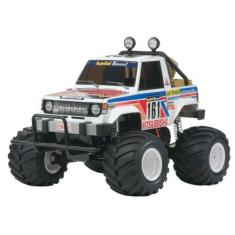 Automodelo rc tamiya mitsubishi montero escala 1/10 off road, Branco