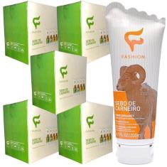 Creme Esfoliante Fashion Sebo de Carneiro Bisnaga 200ml Kit 60 Unidade