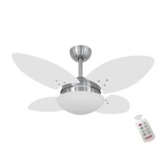Ventilador Volare Mini Petalo Branco 127V e Controle Remoto - CasaH