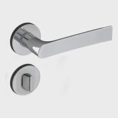 Fechadura Mari Cromado Premium Banheiro