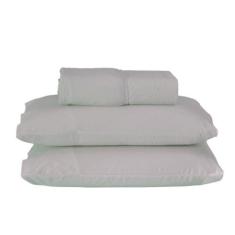 Jogo de Lençol King 140 fios Dia a Dia Cinza Valle Enxovais 3 peças