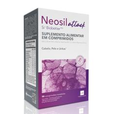 Suplemento Alimentar Neosil Attack para Cabelos, Unhas E Pele 90 Comprimidos