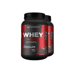 2x whey protein de chocolate 900g hf suplements, PREMIUM