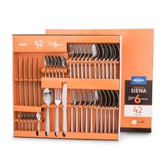 Brinox - Faqueiro Siena 42 Peças - Aço Inox