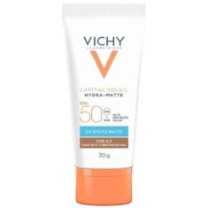 Protetor Solar Facial com Cor Vichy Hydra-Matte FPS50 4.0-Unissex