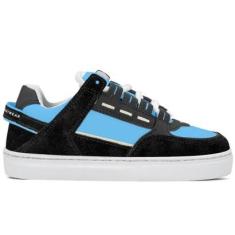 Tênis Tesla Coil Black White Blue UV Unissex | Preto-Unissex