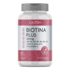 Biotina Plus - 60 Cápsulas - Lauton Nutrition