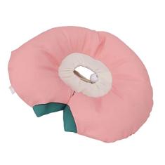 Coleira de cone para animais de estimação, anel de pescoço elástico à prova d'água ajustável leve PP algodão para comer (M)