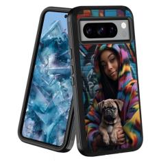 POIUYTREW Capa projetada para Google Pixel 8 Pro, capa protetora de corpo inteiro resistente de 3 camadas [grau militar] à prova de poeira à prova de choque para Google Pixel 8 Pro (6,7 polegadas,