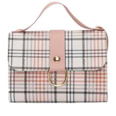 Bolsa Feminina Estampada com Alça Tiracolo e de Mão-Feminino