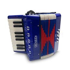 ACORDEON TURBINHO 8 BAIXOS - AZUL