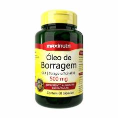 Óleo de borragem 500mg - 60 cápsulas - maxinutri