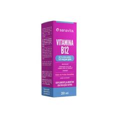 Vitamina B12 Metilcobalamina em Gotas 20ml Sanavita
