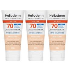 Kit C3 Protetor Solar Com Cor Facial 2.0  Helioderm - Kley Hertz S A