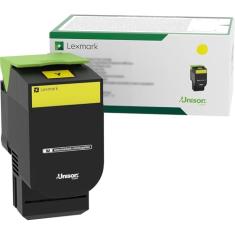 Lexmark 80C1HY0 Toner amarelo de alto rendimento