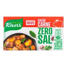 Caldo Knorr 10 Caixas Com 6 Cubos Carne Zero Sal 48g