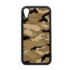 Capa com estampa de arte em grão de camuflagem para iPhone XR para proteção de telefone Apple