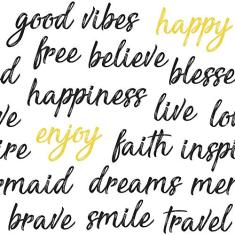 Papel de Parede Coisas Boas Clean