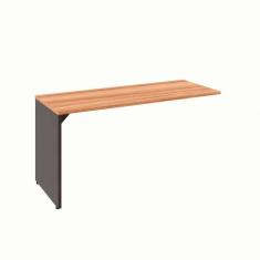 mesa dinâmica shelf nogal sevilha e preta 150 cm