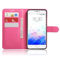 Capa para MEIZU M3 Note (Meilan Note3) Capa carteira flip de couro para MEIZU M3 Note (Meilan Note3) Capa de proteção de telefone A capa com design simplificado