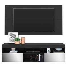 Rack com Espelho e Painel para Tv até 65" Multimóveis Flórida Fg3137 Preto
