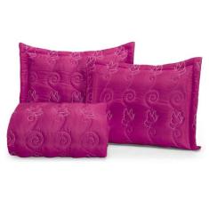 Cama Viuva Eva Casal 3 Peças Bordada Cama toque macio - ENXOVAIS CRIST