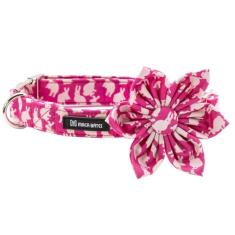 Coleira floral de coelho da Páscoa Maca Bates com gravata borboleta para cães, gravata borboleta de flor, ajustável, coleira de mola azul, acessórios para presente para filhote de cachorro pequeno,