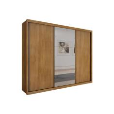 Guarda Roupa 3 Portas de Correr (1 c/ Espelho) e 6 Gavetas Paradizzo/Palazzo Cumaru - Novo Horizonte