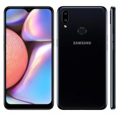 Smartphone Samsung Galaxy A10s Preto 32GB, 2GB de RAM, Câmera Dupla Traseira, Selfie de 8MP, Tela Infinita de 6.2", Processador Octa Core e Android