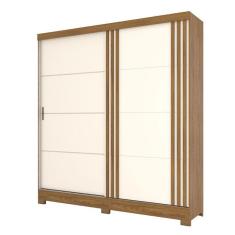 Guarda Roupa Solteiro B352 Nature Off White – Briz Móveis