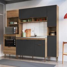 Cozinha Completa Modulada 4 Peças com Torre Quente para 2 Fornos e Pan