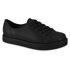 Tênis Casual Feminino Beira Rio Flatform Ref: 4196903, Preto, 37