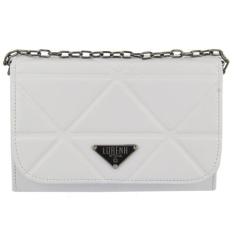 Bolsa feminina pequena transversal Bolsa com alça em corrente Grafite 