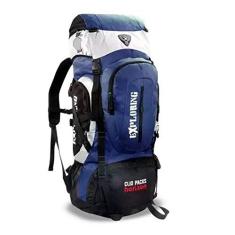 Mochila Camping Trilha 55 Litros Impermeável Cargueira