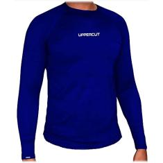 Camisa Proteção Solar UV 50+ ML - Praia Piscina Lisa - Azul