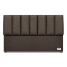 Cabeceira South Linho Marrom Sup King (11x195x125) - Ortobom