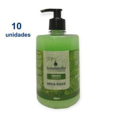 Kit 10 Sabonete Líquido 500ml Pump com Hidratante PH Antialérgico da S