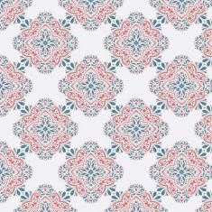 Papel de Parede Arabesco Étnico 57x270cm - Quartinhos