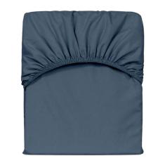 Lençol Avulso Queen Slim Com Elástico Percal 200 Fios - Marinho