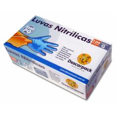 Luva Descarpack Nitrilica G 100un
