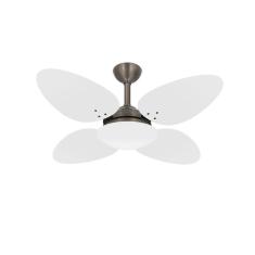 Ventilador Teto Trevo Bronze 4 Pás Silencioso Ventax 110V