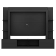 Rack Estante com Painel Tv 65 e 2 Portas Oslo Preto