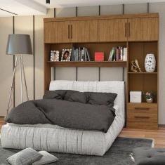 Guarda Roupa Modulado Paris 4 Portas 2 Gavetas Freijó - CARIOCA MÓVEIS