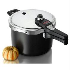 Panela de Pressão Eterna 6 Litros Antiaderente - Nigro, Preto, 6 L